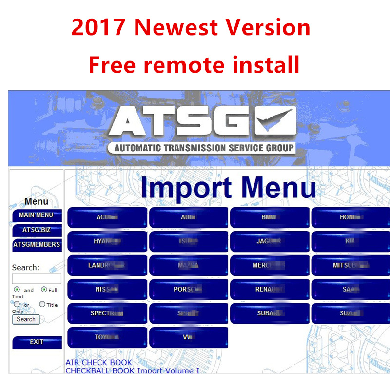 Auto Repair Shop For Transmissions - Logiciel de réparation automatique ATXenon 2017,