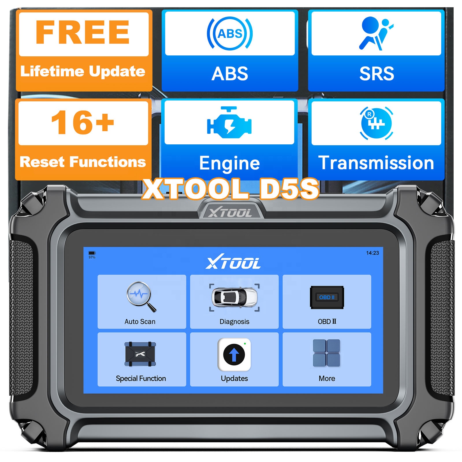 Car Diagnostic Tool - Lecteur de codes OBD2 D5S 12V