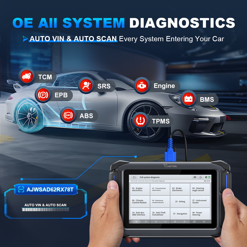 Stock UE VDAIGTOOL VD70 Lite O - Car Diagnostic Tool avis et prix