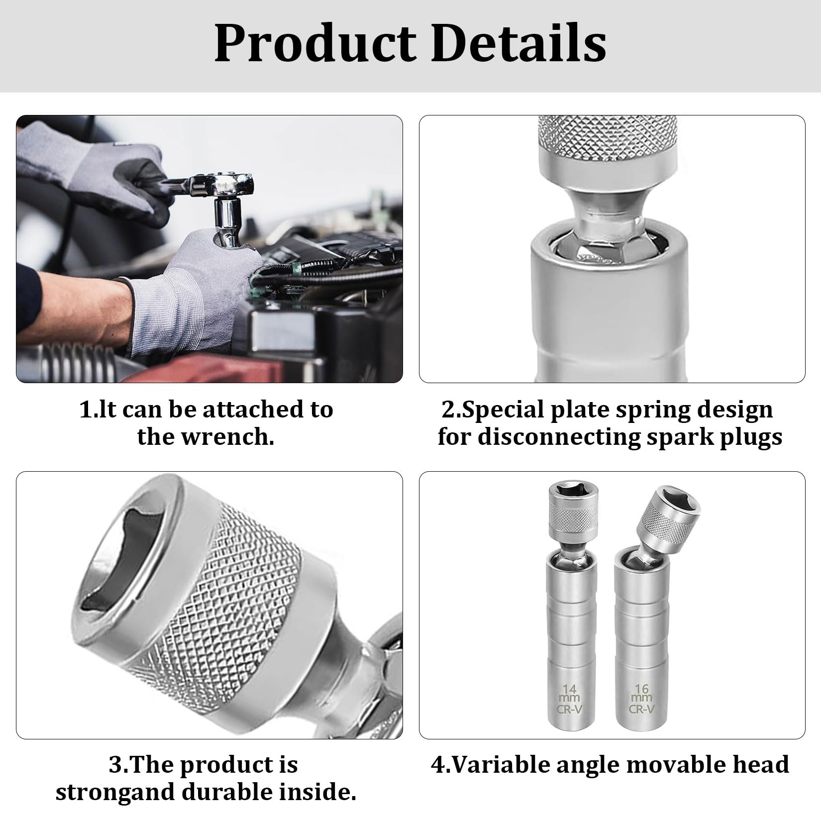 Jeu de clés à bougie d'allumag - Spark Plug Socket Set avis et prix