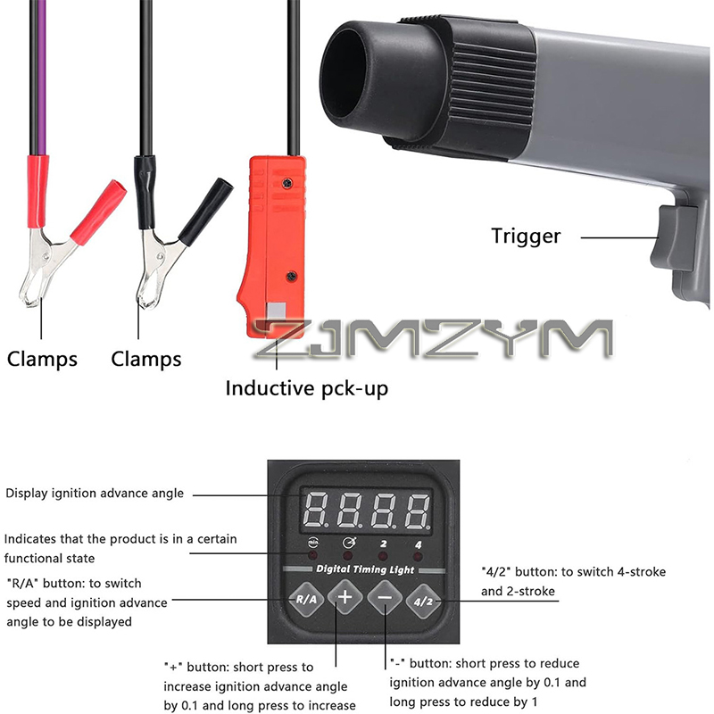 Pistolet de calibrage d'alluma - Timing Light Gun avis et prix