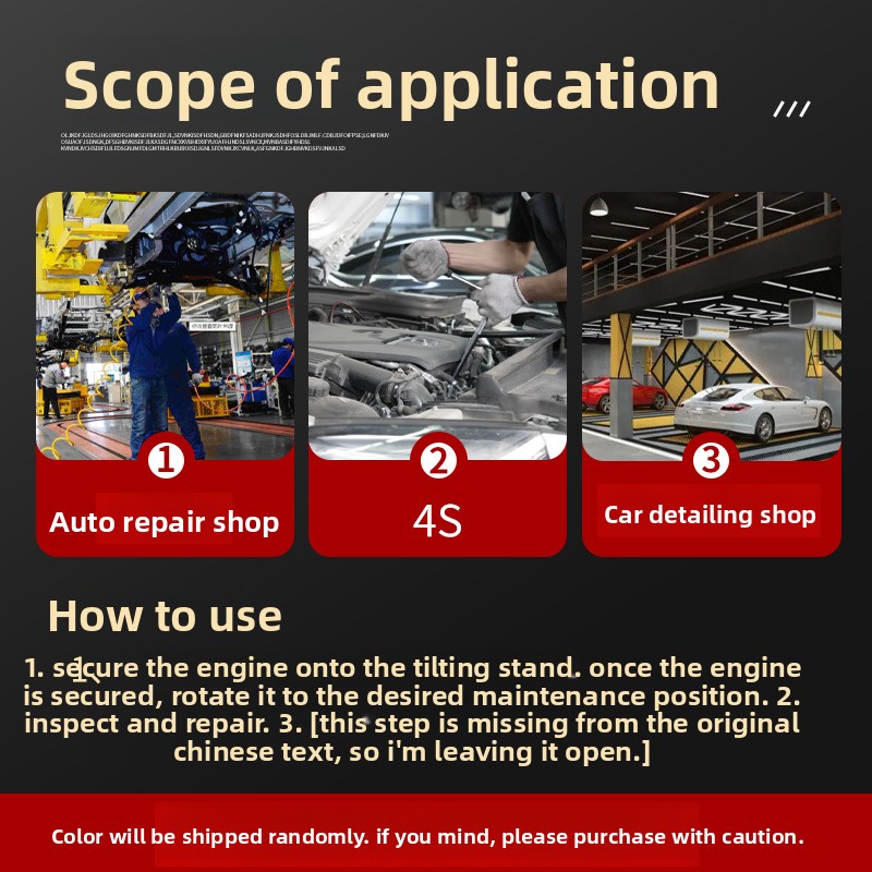 Support rotatif pour moteur et - Auto Repair Shop For Transmissions avis et prix