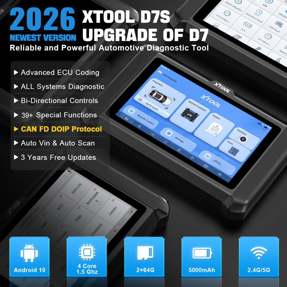 Entrepôt USA XTOOL D7S : Outil - Car Diagnostic Tool avis et prix