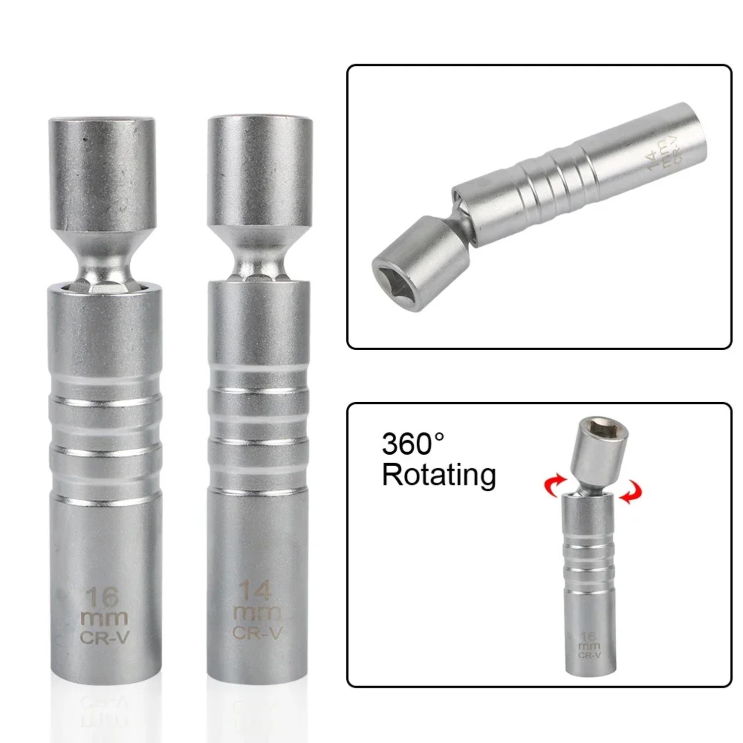 Adaptateur de clé à douille po - Spark Plug Socket Set avis et prix